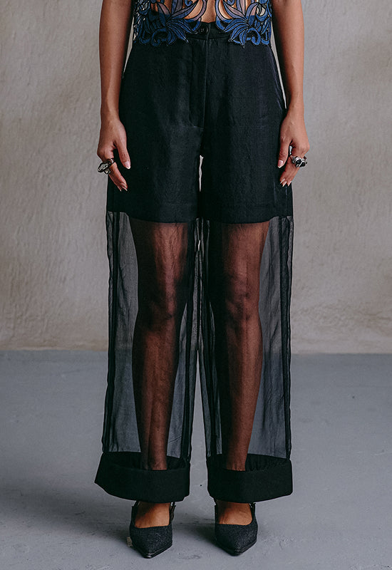 Sheer Panel Pant