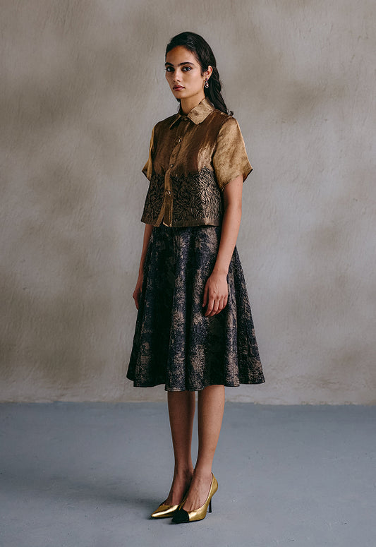 Antique Textured Skirt