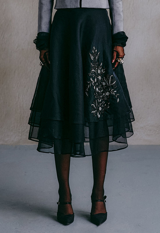 Layered Noir Skirt