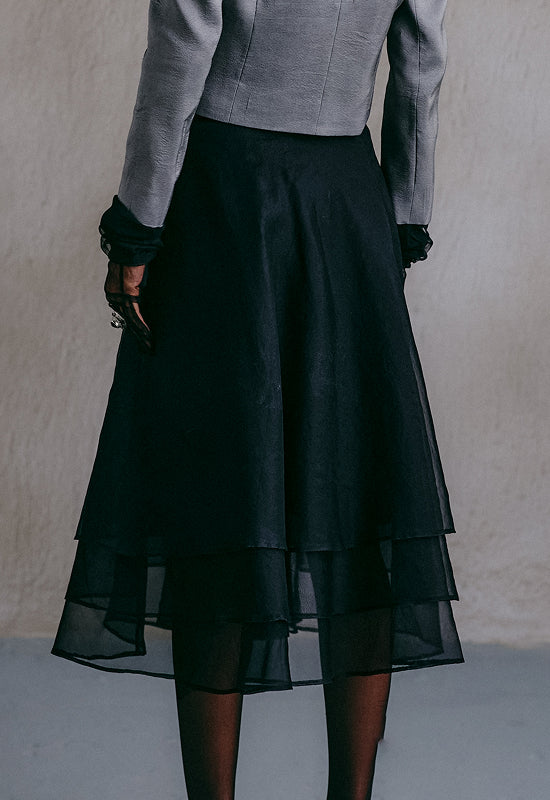 Layered Noir Skirt