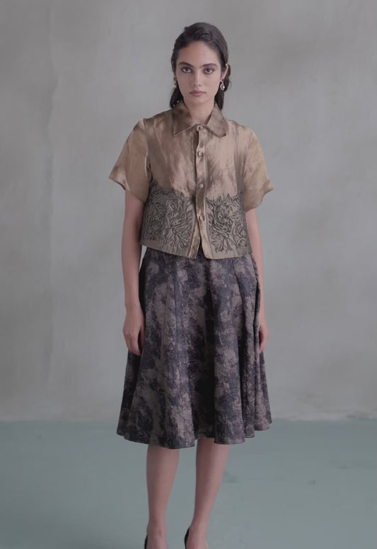 Antique Textured Skirt